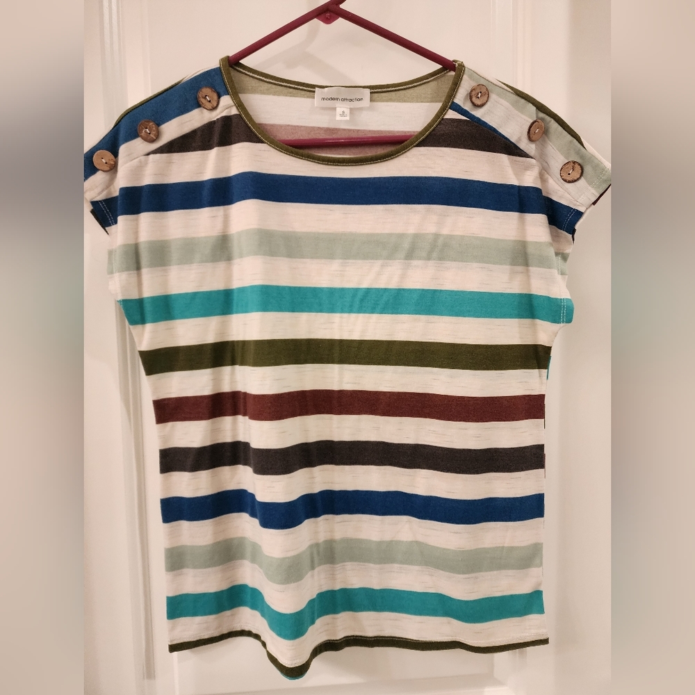 Modern Attraction Striped Top